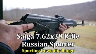 Saiga 762x39 AK Rifle  The Russian Sporter Model [upl. by Ajnotal661]