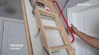 FAKRO LWT thermoinsulated attic ladder [upl. by Carlisle953]