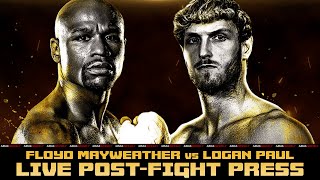 Floyd Mayweather vs Logan Paul POSTFIGHT PRESS CONFERENCE [upl. by Him]