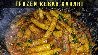 Kabab Karahi Recipe  Frozen Kabab Karahi  Golden kitchen [upl. by Sophey]