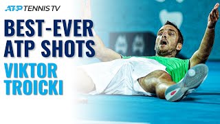 Viktor Troicki BestEver ATP Shots [upl. by Ahselyt]