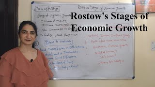 Rostows Stages of Economic Growth [upl. by Garbers866]