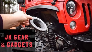 Spring Spacer Install  Level or Lift your Jeep [upl. by Atiuqer584]