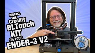 Level Up Install Crealitys BLTouch Bed Leveling Kit on Ender3 V2 [upl. by Ylerebmik]