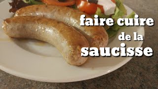 Comment faire cuire de la saucisse  Trucs de cuisine  Cuisines et Racines [upl. by Irot]