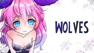 Nightcore  Wolves  Lyrics [upl. by Eelanna628]