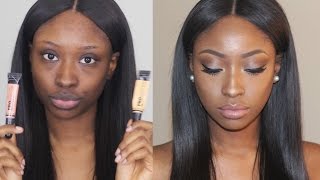 YELLOW amp PEACH CORRECTORS ON DARK SKIN WORKS  How To Color Correct Dark Spots [upl. by Ihel]