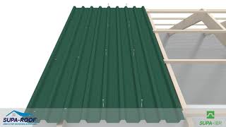 How to install SupaIBR roof covering [upl. by Lisabeth]