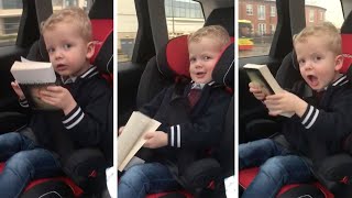 Hilarious Toddler Cant Stop Swearing [upl. by Aliahkim781]