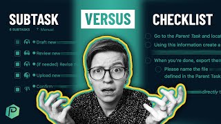 Subtasks vs Checklists vs Descriptions  Beginner ClickUp Tutorial to Create SOPs and Templates [upl. by Portland]