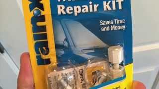 RainX Windshield Repair KIT  Review and HowTo Video [upl. by Enrique333]