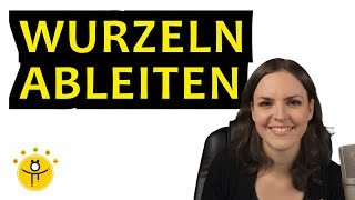 WURZELN ableiten – Kettenregel und Brüchen Regeln an vielen Beispielen erklärt [upl. by Nylsej]