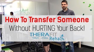 Physical Therapy Transfer Training  How To Transfer From Wheelchair To Bed [upl. by Lingwood]