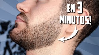 Como ARREGLARTE la BARBA en 3 MINUTOS [upl. by Chapnick]