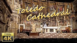 Toledo Cathedral  Spain 4K Travel Channel [upl. by Siraved]