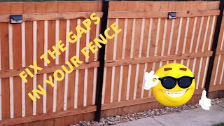 FIX FENCE GAPS AND GAIN MORE PRIVACY [upl. by Niwrek]