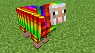 Tengo una oveja MULTICOLOR en Minecraft SURVIVAL [upl. by Naek]