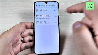 How to enable MOBILE HOTSPOT on Samsung Galaxy A10 A20 A30 A40 A50 amp A70 [upl. by Aratahc]