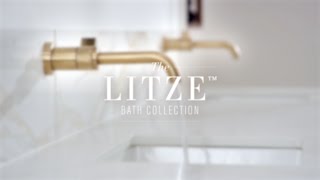 The Litze Bath Collection by Brizo® [upl. by Akcirret]