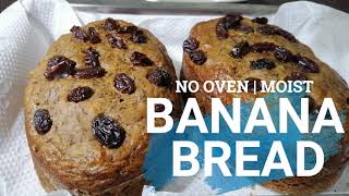 NO OVEN MOIST BANANA BREAD  NoBake Recipe  MisterChef [upl. by Ile]