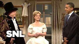 The Clintons Halloween Party  SNL [upl. by Enimisaj]