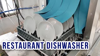 Brand New Commercial Restaurant Dishwasher Washing Dishes [upl. by Curley]