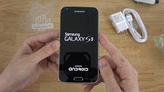 Samsung Galaxy S5 Unboxing and First Look [upl. by Levram]