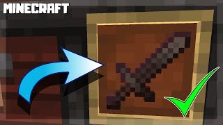 How to Make a NETHERITE SWORD in Minecraft 1161 [upl. by Ahsekan]