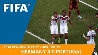 Germany v Portugal  2014 FIFA World Cup  Match Highlights [upl. by Felicdad258]