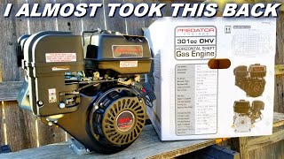 Predator 301cc 8HP misleading information [upl. by Aronel]