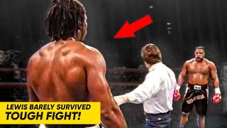 Lennox Lewis Close Call The Fight That Tested His Survival [upl. by Nyladnarb]