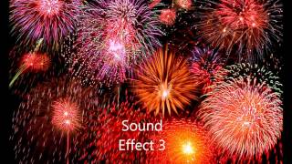 Fireworks Sound Effect With 6 Different Firework Sounds [upl. by Adiene]