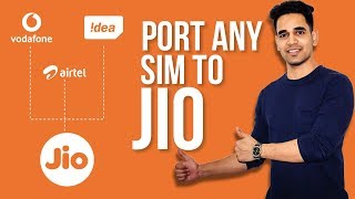 How to Port Your Number To Reliance Jio From Vodafone Airtel Idea for Free [upl. by Relyc]