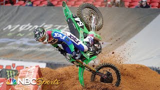 Wildest moments from the 2020 Supercross season so far  Motorsports on NBC [upl. by Atterbury899]