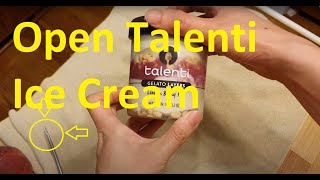 Open Stuck Talenti Gelato  Easiest and Safest Way [upl. by Xuagram]