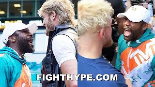 HIGHLIGHTS  MAYWEATHER VS LOGAN PAUL PRESS CONFERENCE amp BRAWL WITH JAKE PAUL [upl. by Drexler]