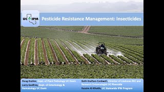 Pesticides Resistance Management Section 2  Insecticides [upl. by Mima385]