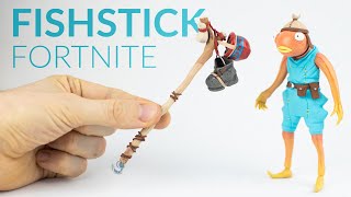 FISHSTICK amp Bootstraps with polymer clay Fortnite Battle Royale [upl. by Gnouc]