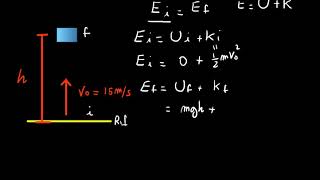 Conservazione dellenergia meccanica 2 esercizi [upl. by Swithbart]