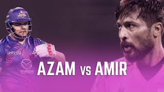 Azam Khan vs Mohammad Amir I The BIG OVER moment I Best moments of the Season 4 I Abu Dhabi T10 [upl. by Jacobson]