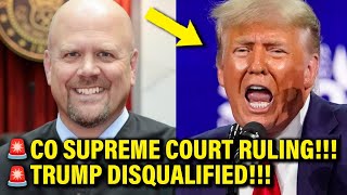 WOW Trump DISQUALIFIED by Colorado Supreme Court from Election [upl. by Blunk518]