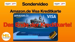 Amazonde VISA Kreditkarte vor dem AUS [upl. by Eisset461]