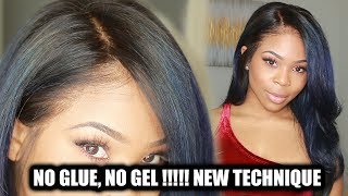 SALON SECRETS Glueless LACE FRONT WIG Technique  WOWAFRICAN [upl. by Costanza509]