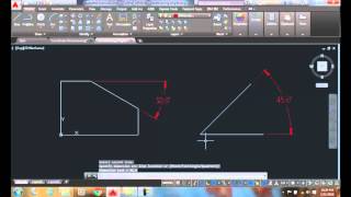 AutoCAD I 1708 Dimensioning Angles [upl. by Adi]