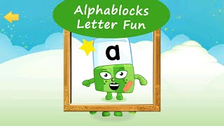 Alphablocks Letter Fun  Lets learn the AZ alphabet  Numberblocks and Alphablocks Games For Kids [upl. by Htiekal]