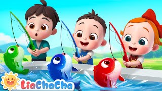 12345 Once I Caught a Fish Alive  Number Song  Kids Songs amp Nursery Rhymes  LiaChaCha [upl. by Tegdig]