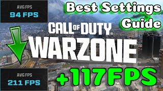 BEST Warzone MW3 MWZ PC Graphics Settings Guide Optimize MAX FPS and Visibility [upl. by Pedaiah9]