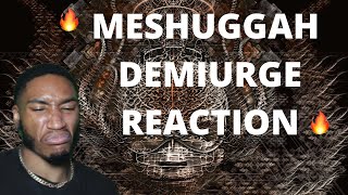 Meshuggah  Demiurge REACTION [upl. by Ainivad193]