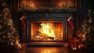 A Warm Fire This Winter Christmas  Helps Sleep Instantly  Fireplace Burning [upl. by Anyela]