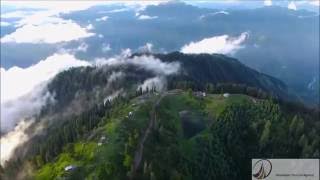 Aerial view of Naran Kaghan valley HD [upl. by Ainecey]